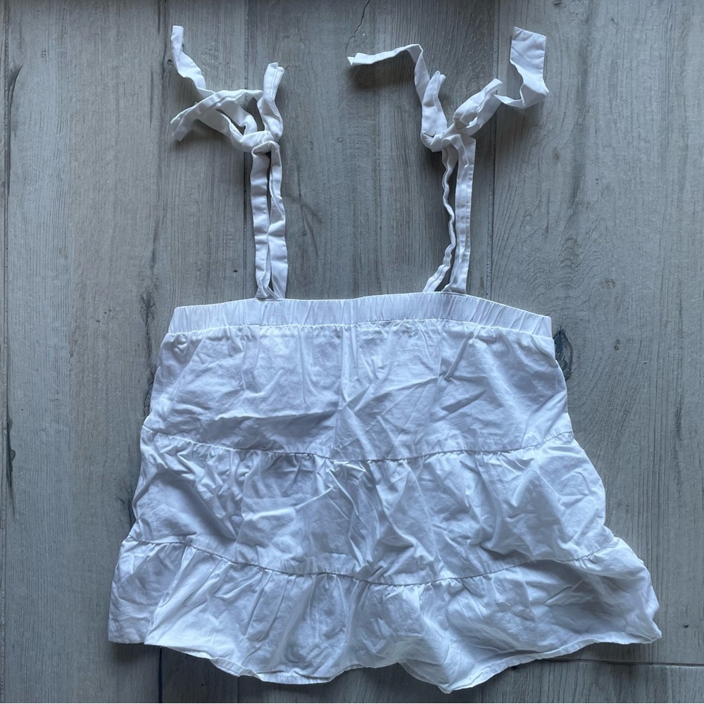 White Cotton Tank